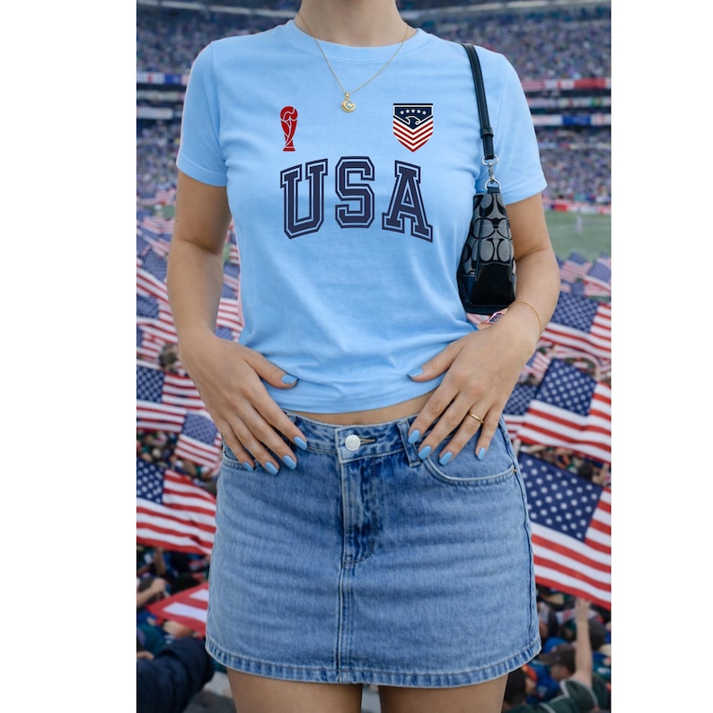 USA Fotbollströja – Amerikansk flagga Fotbollströja bild 6