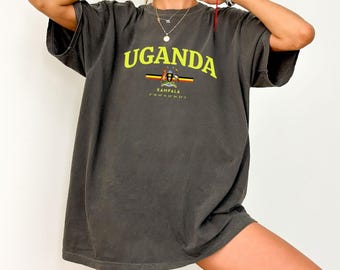 Uganda T-Shirt, Uganda gift, Uganda Shirt, Uganda Flag shirt