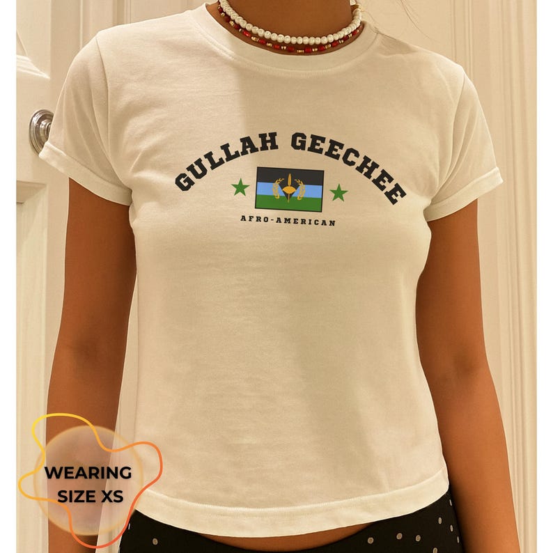 Soulaan Flag Tee- Gullah Geechee-afro- American Girl-afro- American Tee ...