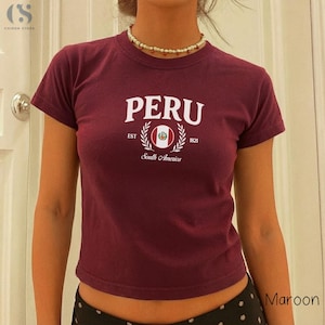 Peru Shirt, Peruvian Pride Tee, Peru Heritage T Shirt, South America Souvenir Gift