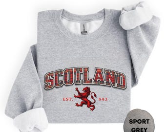 Scotland Sweatshirt- scottish souvenir, scotland sweater- United Kingdom- edinburgh sweater