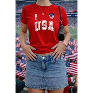 USA Fotbollströja – Amerikansk flagga Fotbollströja bild 5