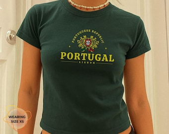 Portugal shirts- portugal gift- República Portuguesa- Iberian Aesthetic Tee, Portuguese Pride T-Shirt for Women