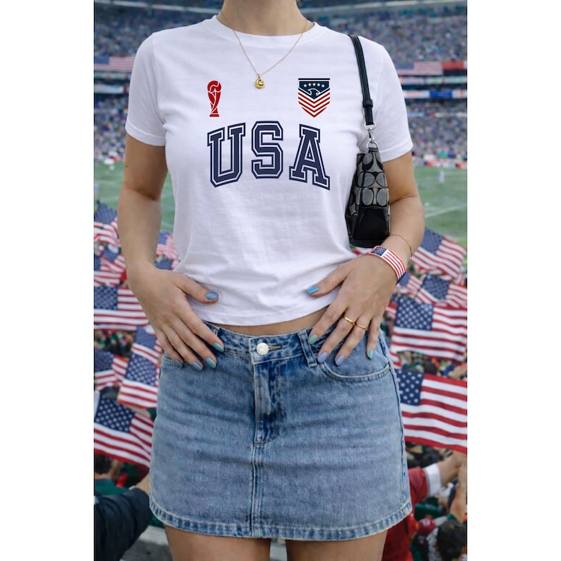 USA Fotbollströja – Amerikansk flagga Fotbollströja bild 3