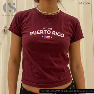 プエルトリコ ベビーTシャツ、プエルトリコ Tシャツ、プエルトリコ シャツ、プエルトリコ ギフト、2000年代 90年代 ヴィンテージ ベビーTシャツ 画像 1