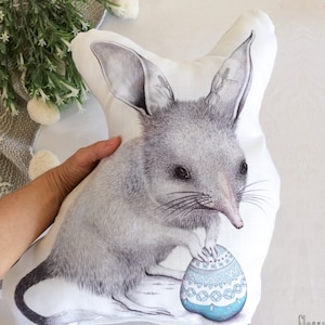 Easter Bilby Stuffie, Medium Size. Australian Animal Softie, Plush Soft Toy. Illustration by flossy-p. zdjęcie 1