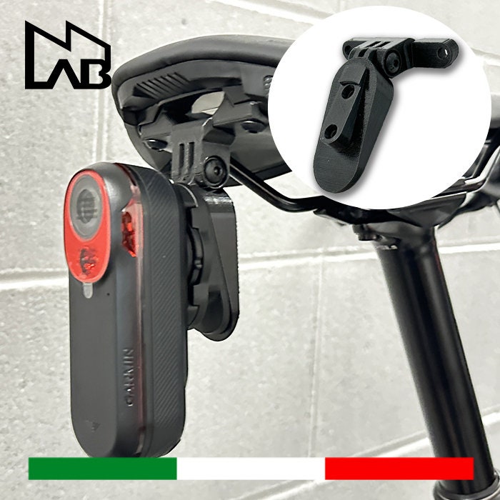 36N - Soporte para sillín Garmin VARIA RCT 715 716 Specialized SWAT - Selle Italia Novus Evo y San Marco Shortfit 2.0