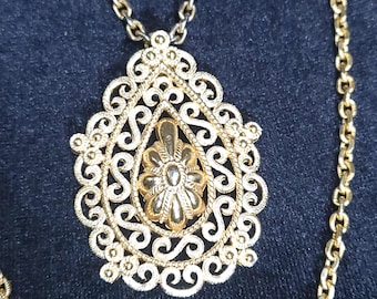 Collier Ancien En Perles D'argent 925 - Tour De Cou 39 Cm, Style Vintage, Occasion