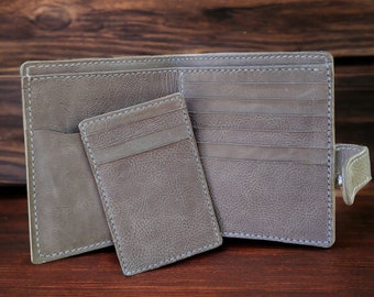 Handmade Leather wallet, Multifunctional leather wallet, woman leather wallet, leather wallet