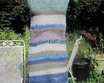 beachy hand knit dress FREE SHIPPING