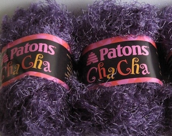 2 balls of purple Patons cha cha destash