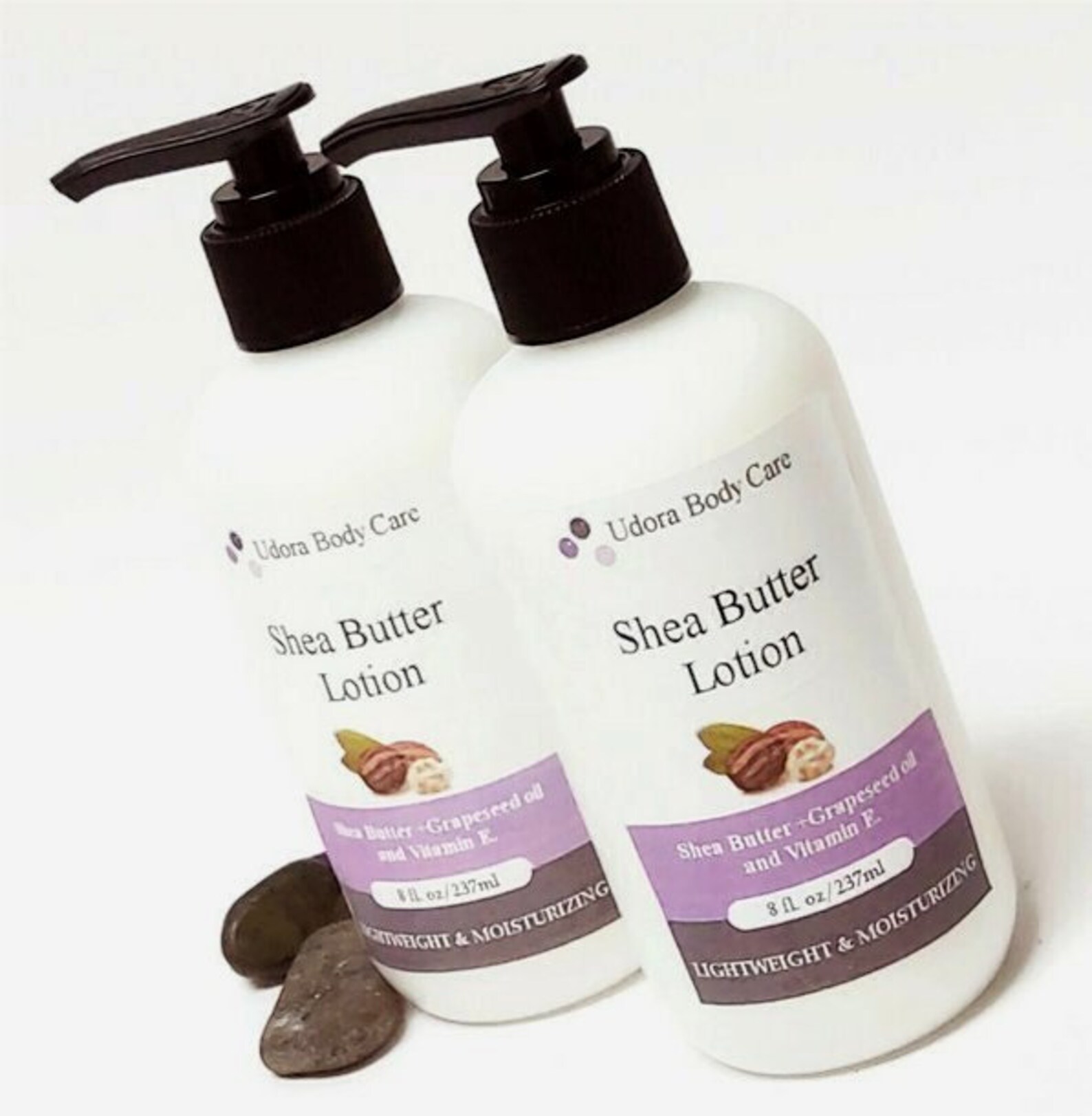 Shea Butter Lotion 8 oz Vegan Friendly Dry Skin Care Body Etsy