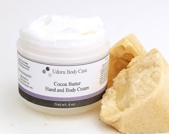 Cocoa  Butter Hand and Body Cream 4 oz You Pick Your Scent Body Butter~Gift ~Handmade~ Lotions~ Body Care~Skin Care