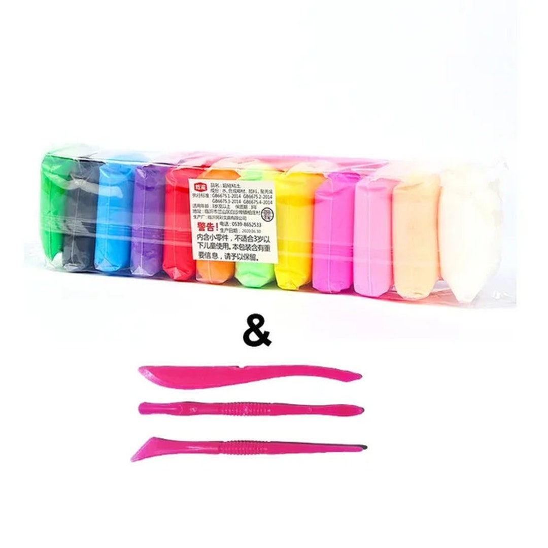 36-piece Set of Air-dry Polymer Modeling Clay With Tools Educational ...