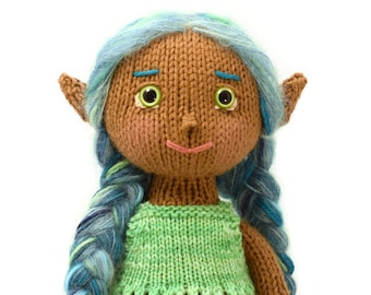 Mermaid with Peplum Top Knitting Pattern