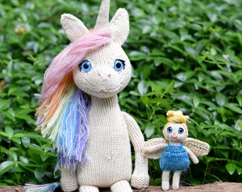 Unicorn and Fairy Knitting Pattern