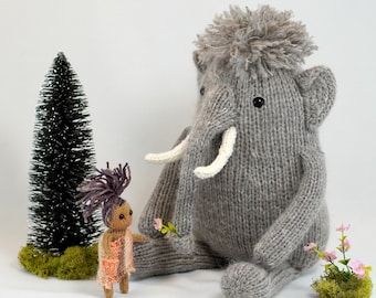 Woolly Mammoth and Lucy Knitting Pattern