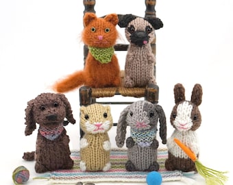 Petite Pocket Pets Knitting Pattern