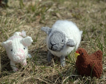 Fuzzy Farm Knitting Pattern