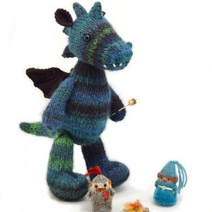 Dragon and Friends knitting pattern