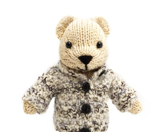 Polar Bear with Jacket Knitting Pattern