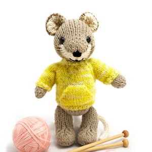 Mouse with Pullover Knitting Pattern