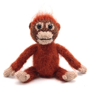 Baby Orangutan Knitting Pattern image 1