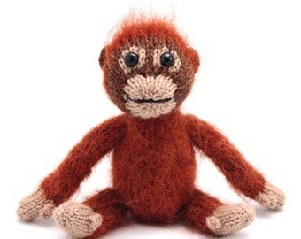 Baby Orangutan Knitting Pattern