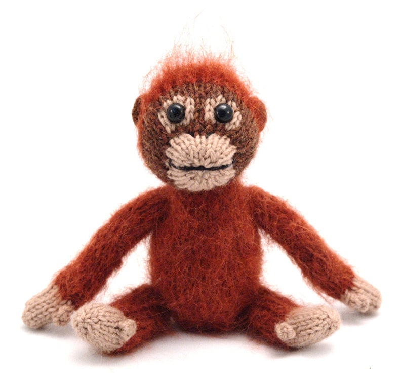 Baby Orangutan Knitting Pattern image 1