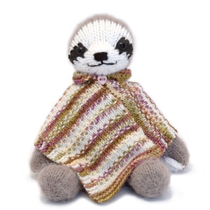 Three-Toed Sloth Knitting Pattern image 4