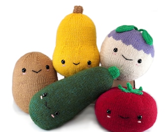 Hug Your Veggies Knitting Pattern