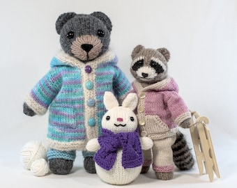 Snow Day Outfit Knitting Pattern