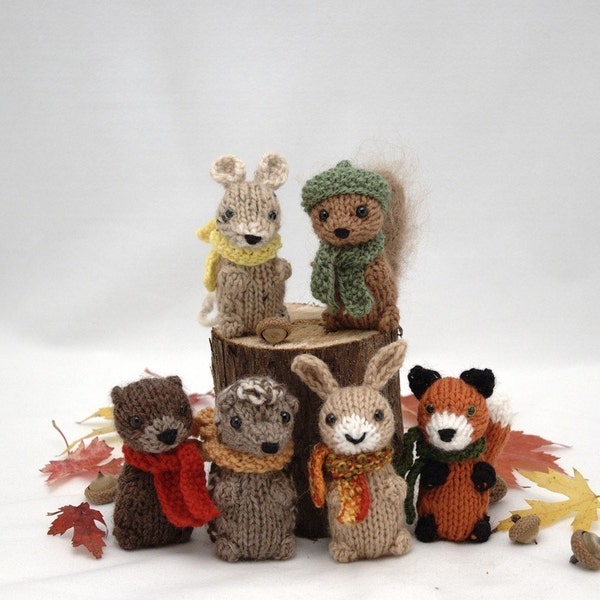 Wee Woodland Wuzzies Knitting Pattern