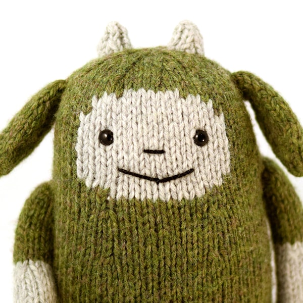 Trusty Troll with Rucksack and Toolbelt knitting pattern