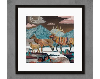 Snowdust Migration limited edition paper print