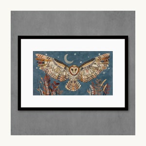 The Protector (Barn Owl) limited edition paper print