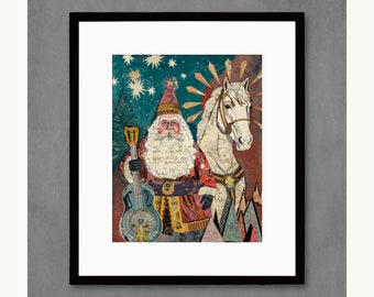 2023 Santa Claus limited edition print