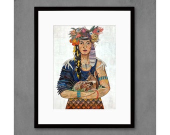 Mother Nature (Fawn) limited edition paper print
