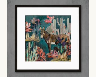 Burro Country limited edition paper print