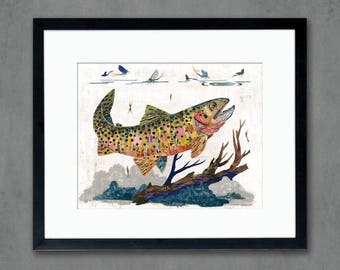 Greenback Cutthroat Trout limited edition paper print