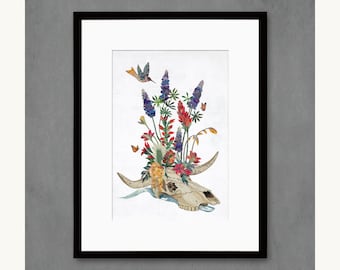 Canyon Bouquet limited edition paper print