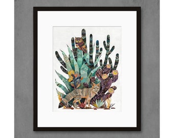 Land of the Kit Fox limited edition paper print