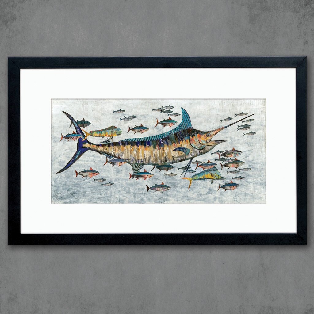 A marlin bird prints