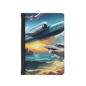 Airplane Passport Cover - Passport Holder - Passport Case - Passport Wallet - Travel Gift - Wanderlust Gift - Traveler&#39;s gift -
