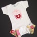 CUPCAKE Ruffle legs ONESIE