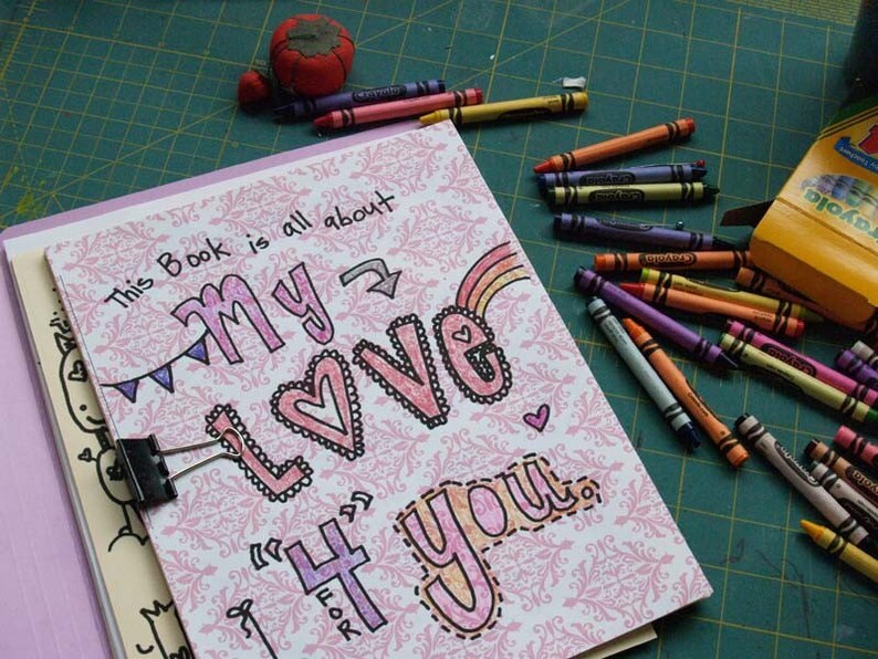 Printable PDF DIY love letters art journal for the one you Etsy