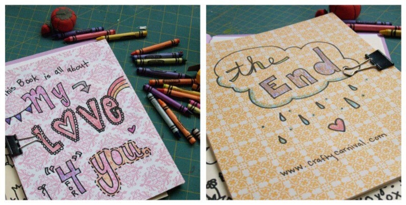 Printable PDF DIY love letters art journal for the one you Etsy