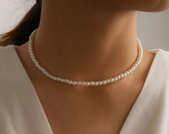 Ladies Super Fairy Pearl Clavicle Necklace