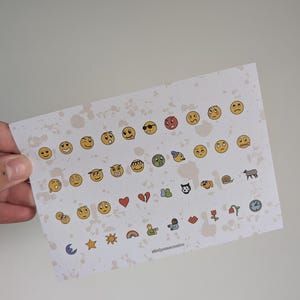 Emoticon Stickerbogen | Internet, Internet, msn, nostalgie, 1990er, y2k, emoji, Ikonen