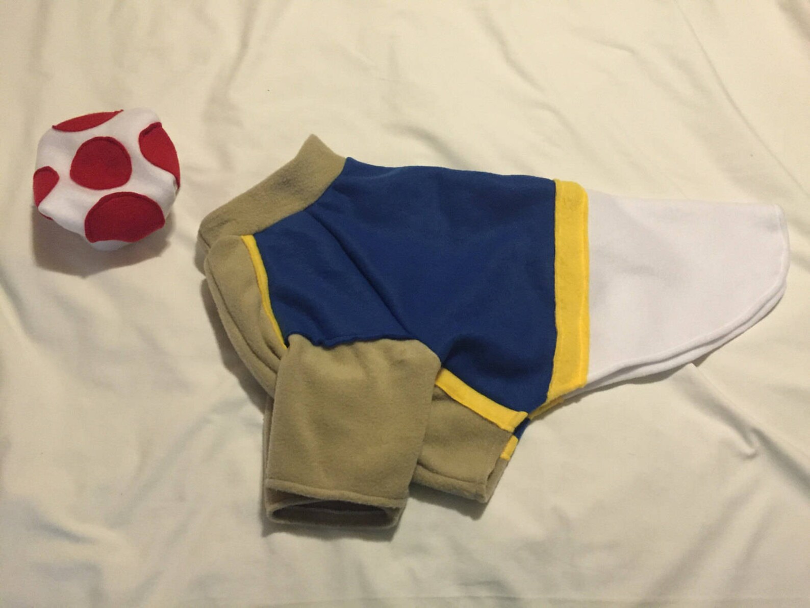 Toad from Super Mario Pet Dog costumes sizes XS to XL Etsy